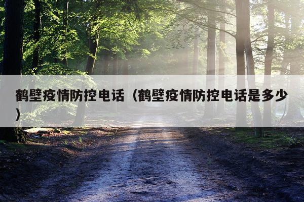 鹤壁疫情防控电话（鹤壁疫情防控电话是多少）