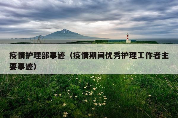 疫情护理部事迹（疫情期间优秀护理工作者主要事迹）
