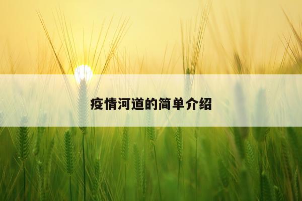 疫情河道的简单介绍