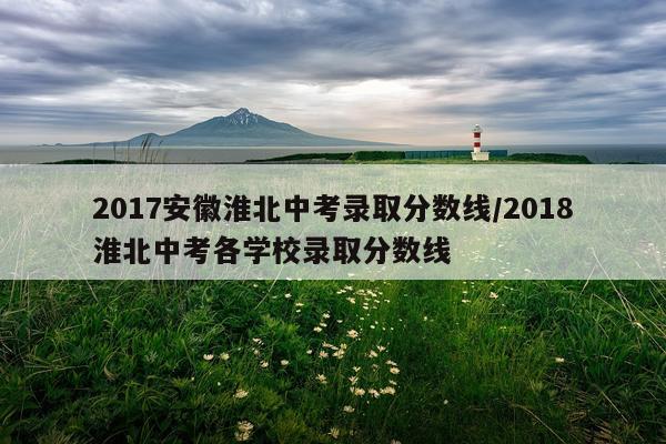 2017安徽淮北中考录取分数线/2018淮北中考各学校录取分数线