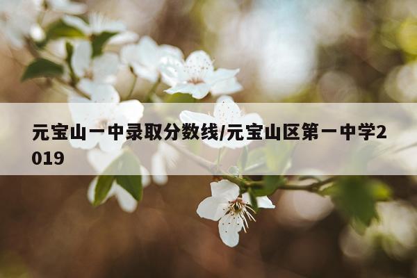元宝山一中录取分数线/元宝山区第一中学2019