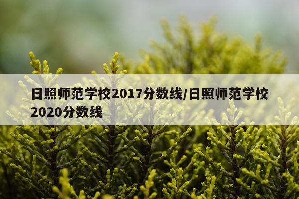 日照师范学校2017分数线/日照师范学校2020分数线