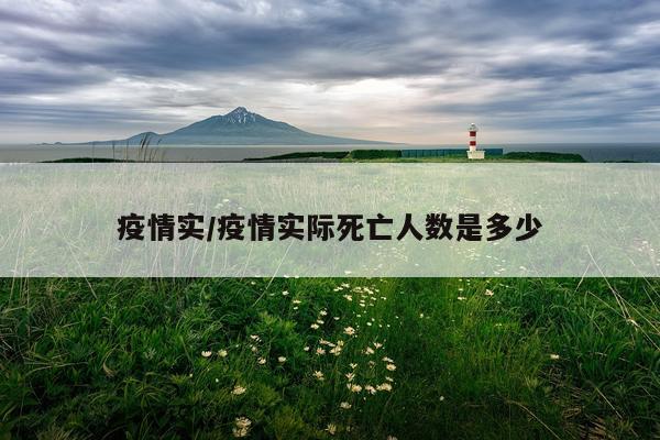 疫情实/疫情实际死亡人数是多少