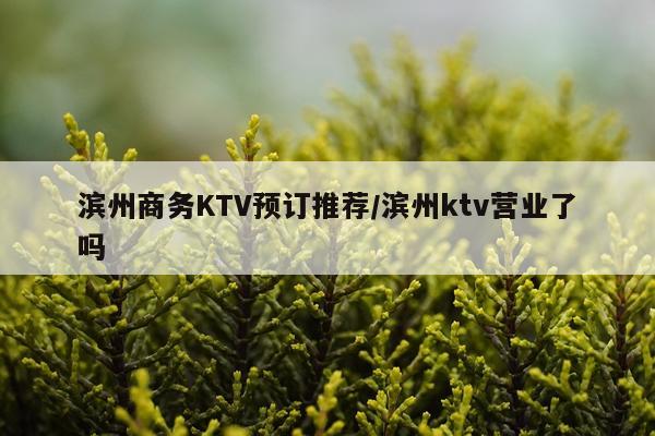 滨州商务KTV预订推荐/滨州ktv营业了吗