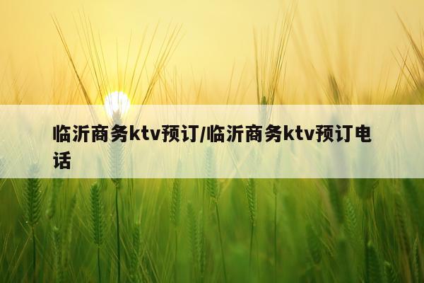 临沂商务ktv预订/临沂商务ktv预订电话