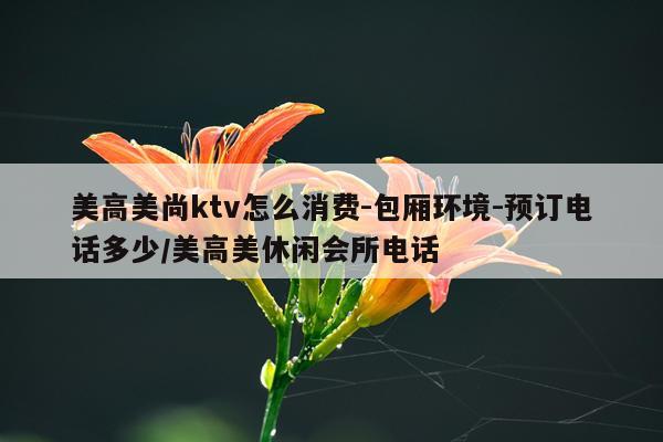 美高美尚ktv怎么消费-包厢环境-预订电话多少/美高美休闲会所电话