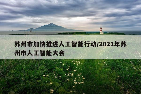苏州市加快推进人工智能行动/2021年苏州市人工智能大会