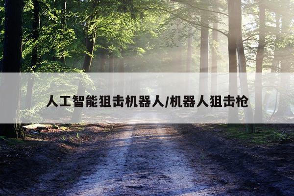 人工智能狙击机器人/机器人狙击枪