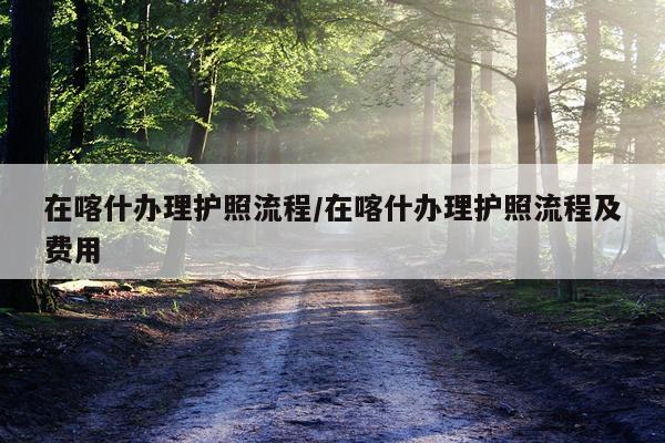 在喀什办理护照流程/在喀什办理护照流程及费用