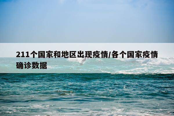 211个国家和地区出现疫情/各个国家疫情确诊数据