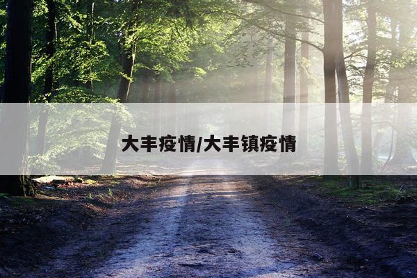 大丰疫情/大丰镇疫情