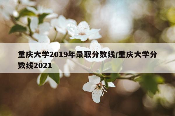 重庆大学2019年录取分数线/重庆大学分数线2021