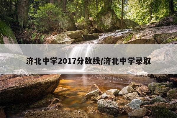 济北中学2017分数线/济北中学录取