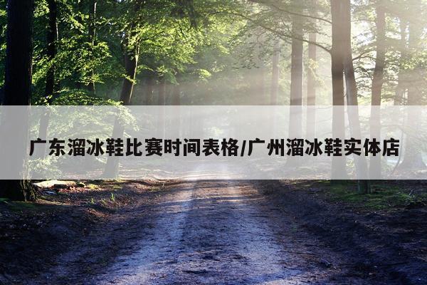 广东溜冰鞋比赛时间表格/广州溜冰鞋实体店