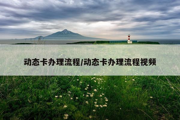 动态卡办理流程/动态卡办理流程视频