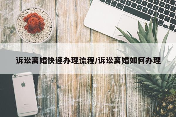 诉讼离婚快速办理流程/诉讼离婚如何办理