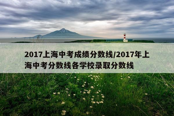 2017上海中考成绩分数线/2017年上海中考分数线各学校录取分数线