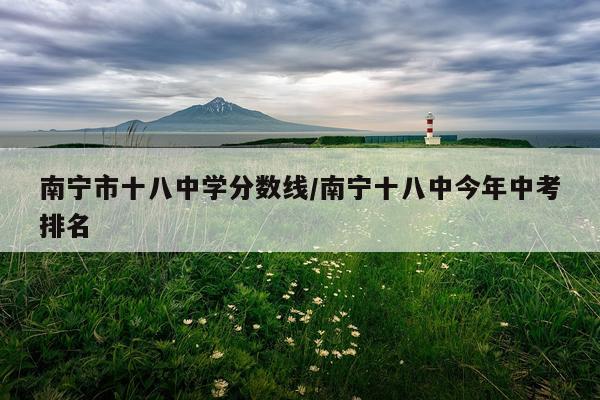 南宁市十八中学分数线/南宁十八中今年中考排名