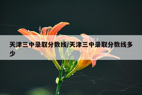天津三中录取分数线/天津三中录取分数线多少