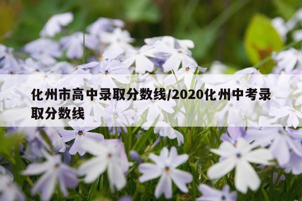 化州市高中录取分数线/2020化州中考录取分数线