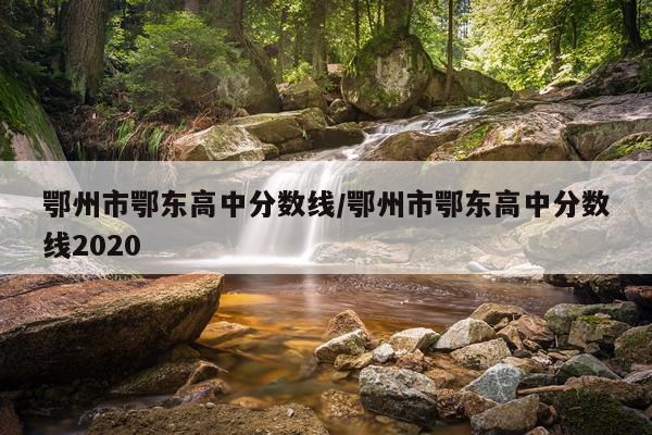 鄂州市鄂东高中分数线/鄂州市鄂东高中分数线2020