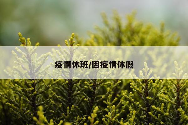 疫情休班/因疫情休假
