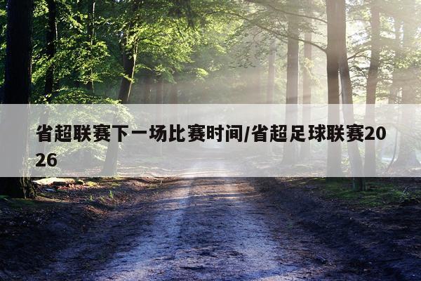 省超联赛下一场比赛时间/省超足球联赛2026