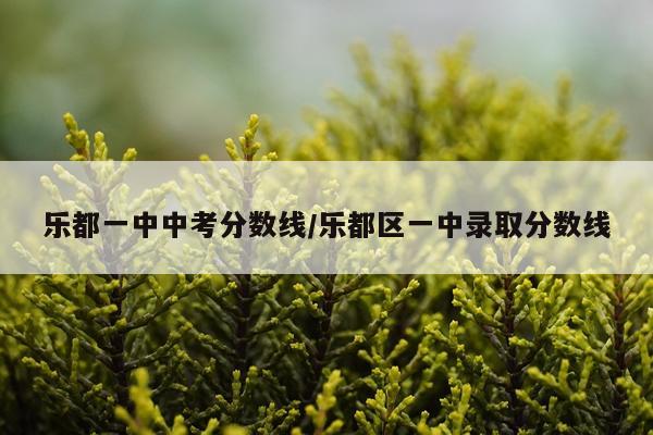 乐都一中中考分数线/乐都区一中录取分数线