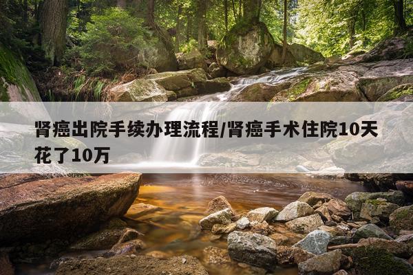 肾癌出院手续办理流程/肾癌手术住院10天花了10万