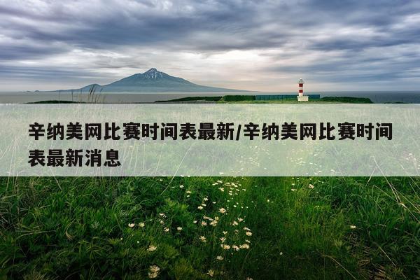 辛纳美网比赛时间表最新/辛纳美网比赛时间表最新消息