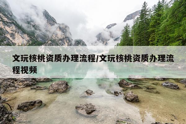 文玩核桃资质办理流程/文玩核桃资质办理流程视频