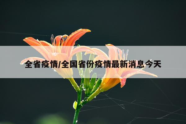 全省疫情/全国省份疫情最新消息今天