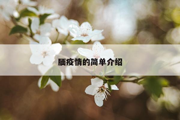 腼疫情的简单介绍