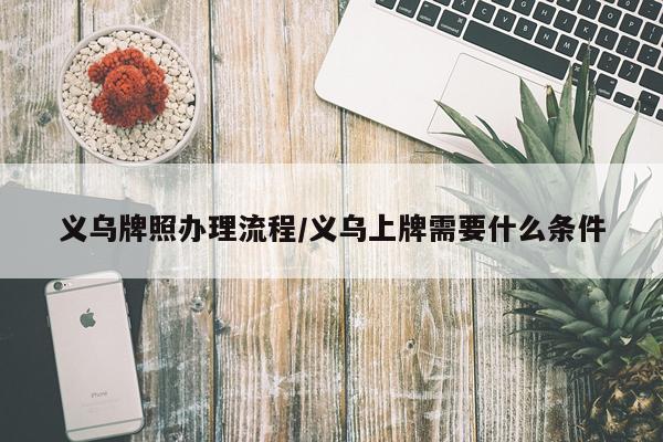 义乌牌照办理流程/义乌上牌需要什么条件