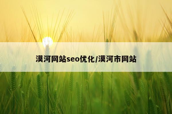 漠河网站seo优化/漠河市网站