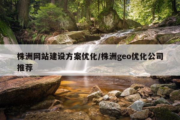 株洲网站建设方案优化/株洲geo优化公司推荐