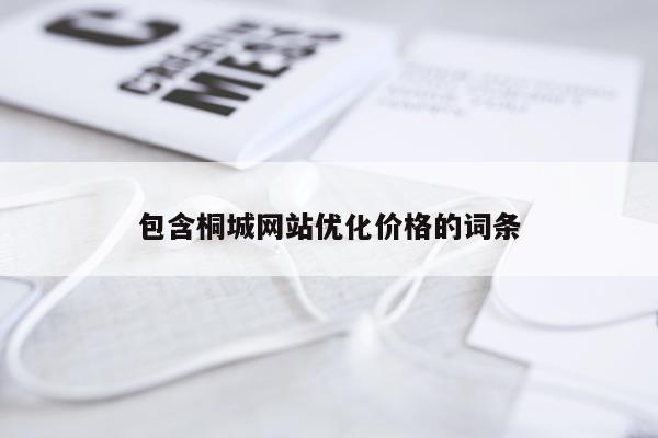 包含桐城网站优化价格的词条