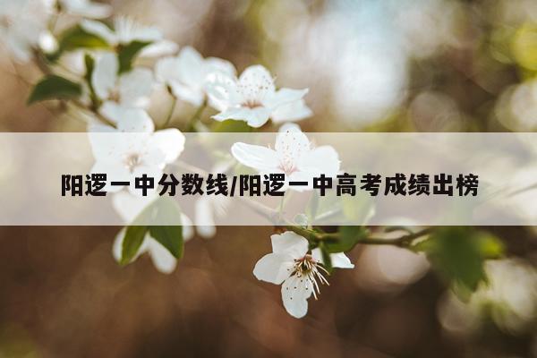 阳逻一中分数线/阳逻一中高考成绩出榜