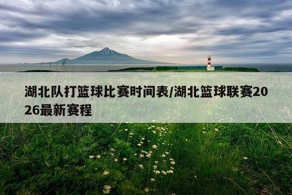 湖北队打篮球比赛时间表/湖北篮球联赛2026最新赛程