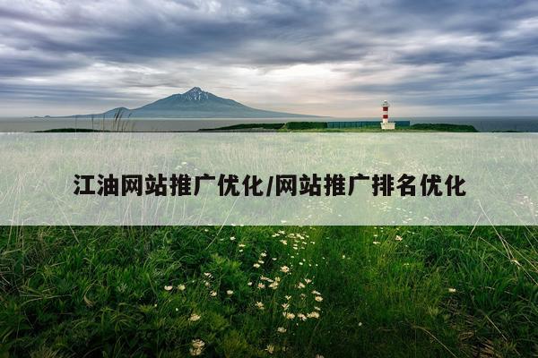 江油网站推广优化/网站推广排名优化