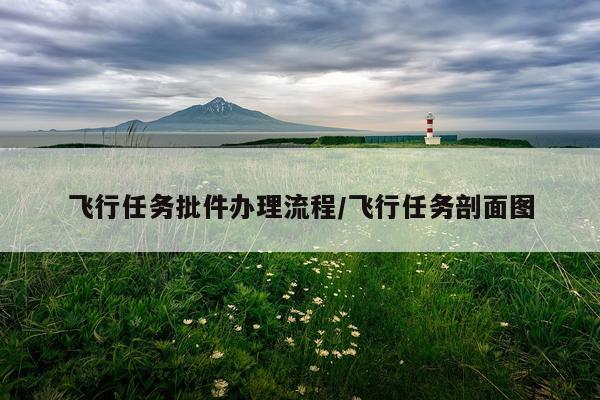 飞行任务批件办理流程/飞行任务剖面图
