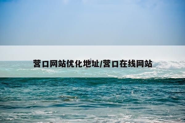 营口网站优化地址/营口在线网站