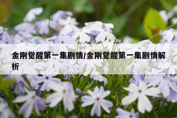 金刚觉醒第一集剧情/金刚觉醒第一集剧情解析