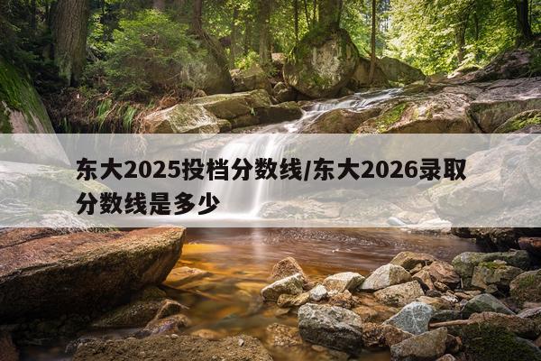 东大2025投档分数线/东大2026录取分数线是多少