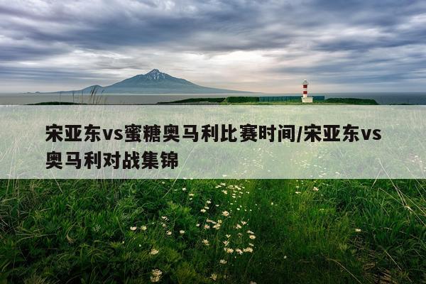 宋亚东vs蜜糖奥马利比赛时间/宋亚东vs奥马利对战集锦