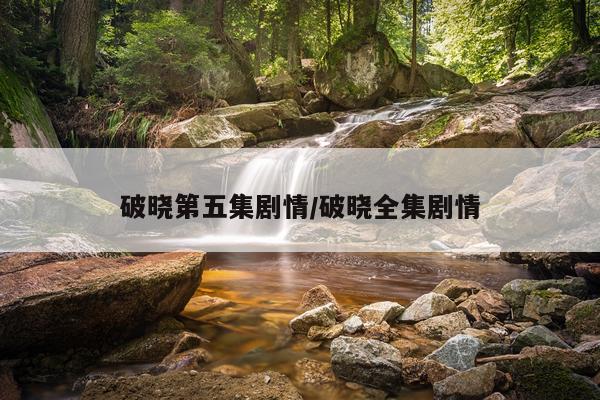 破晓第五集剧情/破晓全集剧情