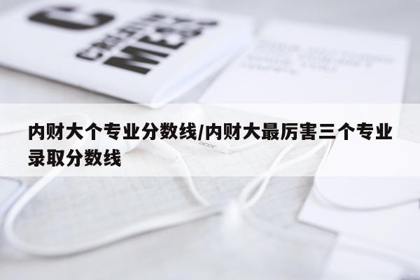 内财大个专业分数线/内财大最厉害三个专业录取分数线
