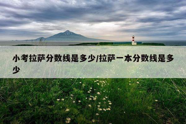 小考拉萨分数线是多少/拉萨一本分数线是多少