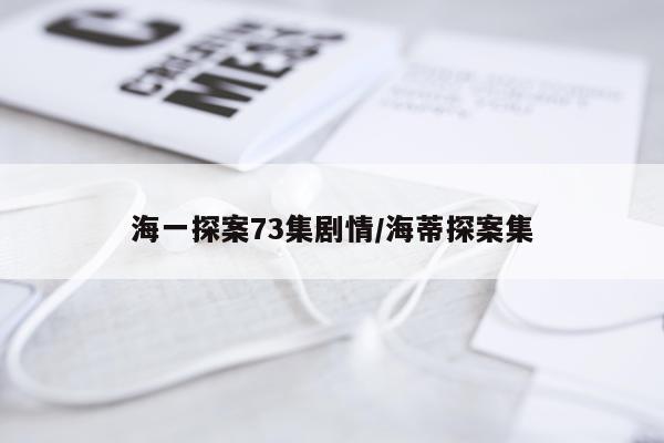 海一探案73集剧情/海蒂探案集